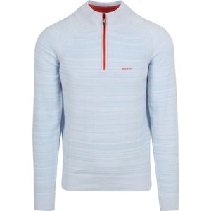 New Zealand Auckland - Half Zip Trui Waitaki Lichtblauw - Heren - Maat M - Regular-fit