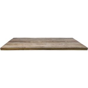 Rechthoekig tafelblad Portland - 220x100 cm - mangohout