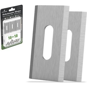 To the South® Universele Endurance Robotmaaier Mesjes geschikt voor o.a. Gardena, Husqvarna, McCulloch, Yard Force, Segway, Garden Feelings, Cramer, ECOVACS, Ferrex & Florabest - Staal - 18 Stuks