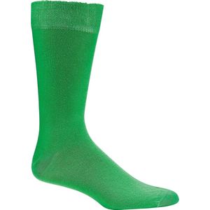 Socks4Fun – 2 paar groene sokken – drukvrije boord - maat 43/46