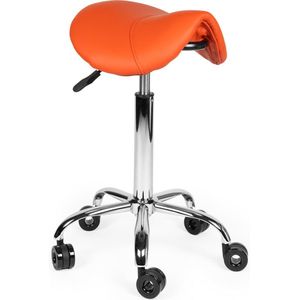 Kapperskruk Oranje zithoogte 40CM t/m 58CM Zonder voetring