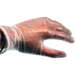 ComFort Handschoen Vinyl gepoederd - maat M - wit - 100 stuks