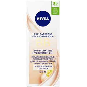 NIVEA - Essentials BB Crème Light - BB Crème - SPF 15 - Hydrateert & Camoufleert - 50 ml - 1 stuk