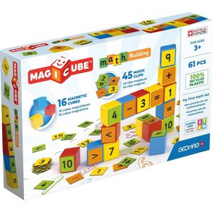 Geomag Magicube Magnetische Bouwblokken Mijn Eerste Wiskunde Set - 61-delig