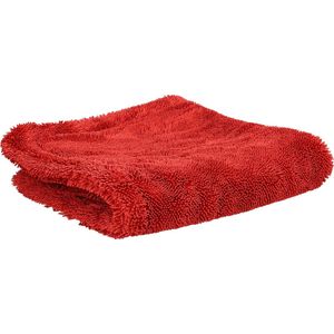 Nuke Guys - Gamma Dryer - Microvezeldoek - Rood - 1400 g/m², Pluisvrij, Krasvrij, Extra Groot