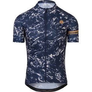 AGU Marble Fietsshirt Trend Heren - Blauw - L