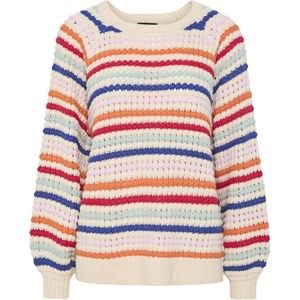 Dames O-neck Knit Pullover - Stijlvolle Trui voor Elke Gelegenheid