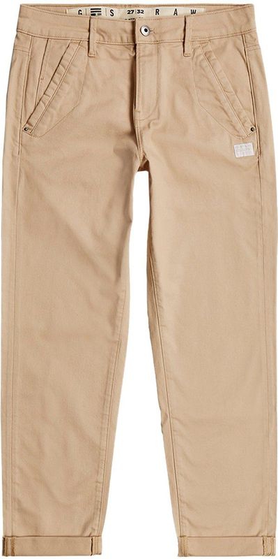 G-Starvoor vrouwen. D24393-C072-995 Kate Boyfriend broek donkergrijs (26/28), Casual, Katoen