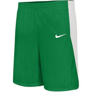 Nike team basketball stock short junior groen wit NT0202302, maat 164