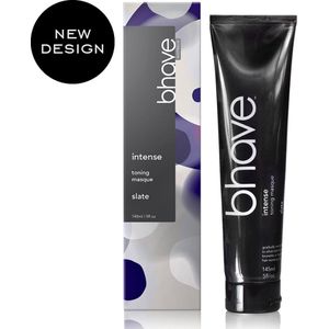 BHAVE - Intense Toning Mask Slate 145ml - Haarmasker - Voor frisse, coole lokken en een geweldige glans op het haar
