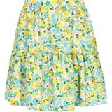 MYMO - A-lijn Rok - Gemengde Kleuren - Bloemenprint - Kort/mini