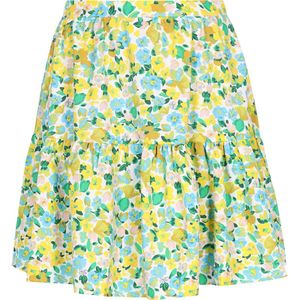 MYMO - A-lijn Rok - Gemengde Kleuren - Bloemenprint - Kort/mini