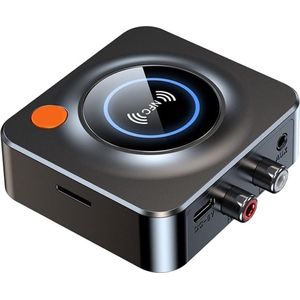 NÖRDIC BT20 Bluetooth Receiver - BT 5.1 - NFC - 3,5mm AUX/RCA - TF-kaart - Zwart