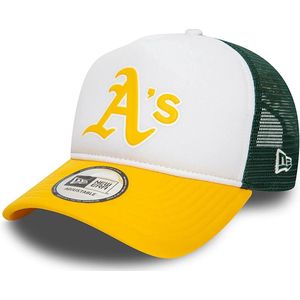 New Era - Oakland Athletics MLB Logo Dark Yellow A-Frame Trucker Cap
