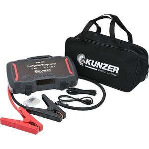 LiPo Starttoestel met Compressor - 12 Volt, 600 A Starthulp voor Auto en Motorfiets - Inclusief LED Werklamp en Powerbank