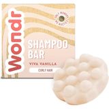 WONDR Shampoo bar - Viva Vanilla - Krullend haar - Hydraterend - Sulfaatvrij - 55g