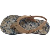 Reef - Little AHI cj6622 - Teenslippers - Blauw Beige Bloemen