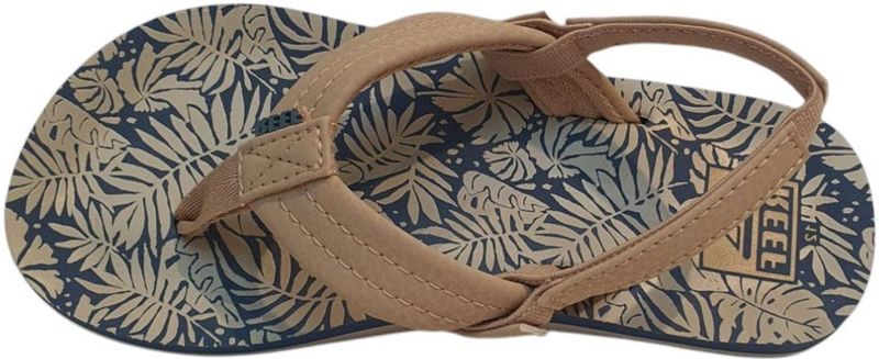 Reef - Little AHI cj6622 - Teenslippers - Blauw Beige Bloemen