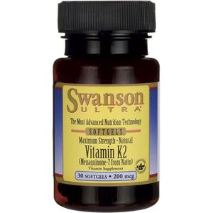 Swanson Health Ultra Maximum Strength Natural Vitamin K2 200mcg