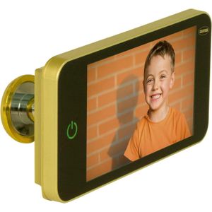 Spy Camera Digitale deurspion met lcd-display 102 cm (4 "") DW 4.0 HD goudkleurig vizier met HD-camera - heldere beelden eenvoudige installatie - gebruik