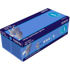 Klinion - Ultra Comfort - Klushandschoenen - Blauw - Poedervrij