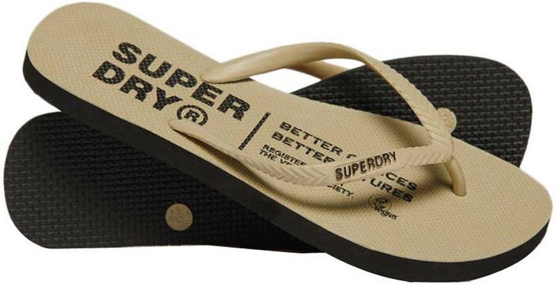 Superdry - Studios - Vegan Slippers - Beige