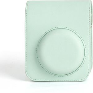 Somstyle PU Leren Case - Mintgroen - Voor Instax Mini 12