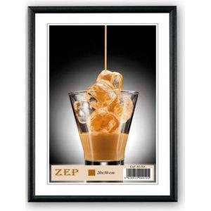 ZEP - Aluminium Foto Frame Ombretta Zwart voor foto 20x25 cm - AL1B15