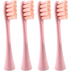 4x Roze Opzetborstels Vervanging voor OClean X Pro Elite Flow Air Z1