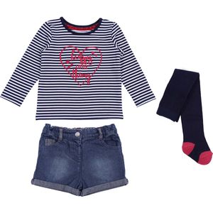 Set: blouse+broek+panty.