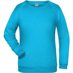 James And Nicholson Dames/dames Basic Sweatshirt (Turquoise)