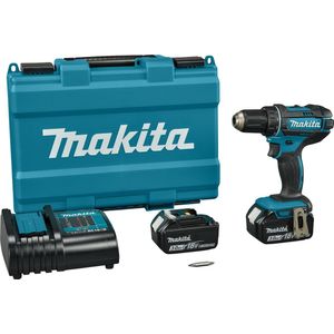 Makita DDF482SFE - Boor-/schroefmachine - 18V - 3,0 Ah Accu (2 st) - Oplader - Koffer