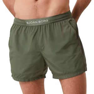 Björn Borg Borg Premium Zwemshort - Olijfgroen