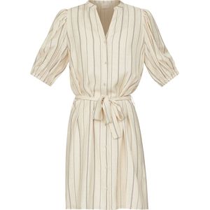 SISTERS POINT Varia-dr1 Dames Jurk - Cream/Black - Maat XS