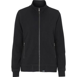 Cottover F. TERRY FZ COLLAR LADY - GOTS GECERTIFICEERD 141511 - Zwart - M