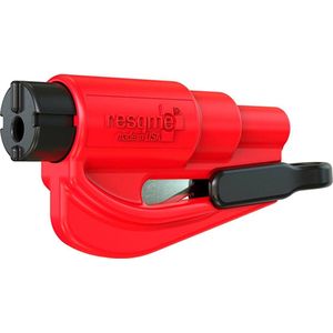 ResQme® Noodhamer - Sleutelhanger - Origineel - Reddingshamer - Auto Hamer - Rood