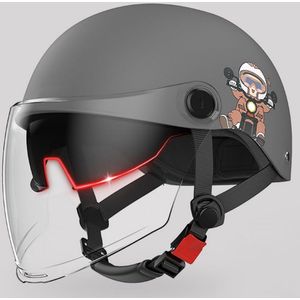 Scooterhelm Met Dubbel Vizier - ECE Goedkeuring, Lichtgewicht en Comfortabel
