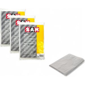 Sam Vloerfolie/Afdekfolie 4 x 4 meter - Voordeelverpakking 3 stuks