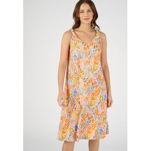 Damart - Jurk tropische breisel stretch - Dames - Beige - 40