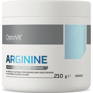 OstroVit - Arginine - 210 g - orange - geconcentreerde dosis L-arginine - Zonder overbodige toevoegingen - essentieel aminozuur