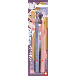 Curaprox - Ultra Soft 5460 - Tandenborstel - Love Edition 2022 - 2 Stuks