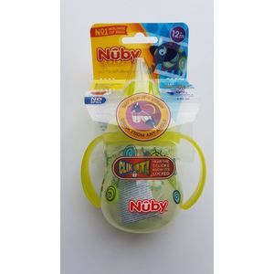 Nuby Designer Series Antilekbeker Met 360° Rietje 270ml Groen