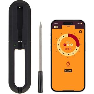 Lexium Vleesthermometer draadloos - Vleesthermometer bluetooth - Vleesthermometer digitaal - Digitale BBQ Thermometer Draadloos - Keukenthermometer
