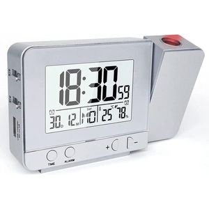 Solacis Wekkerradio Met Projectie - Wekkerradio - Digitale wekker - Wekkerradio kinderen - Wekker met projectie op plafond - Must have!