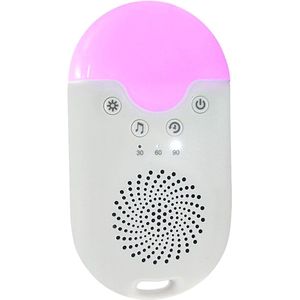 Geluidsmachine – Regengeluidsmachine | Witte ruismachine voor volwassenen | Stijlvolle oplaadbare witte ruismachine voor het slapengaan | Onmisbaar voor pasgeborenenkamers