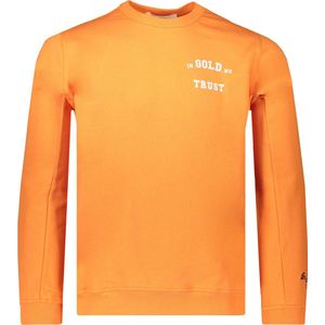 In Gold We Trust Sweater Oranje Oranje Regular Fit - Maat S - Mannen - Lente/Zomer Collectie - Katoen