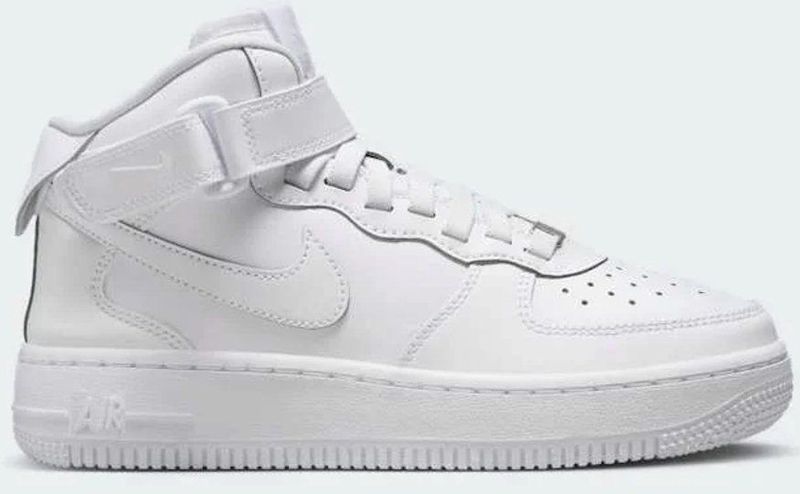 Nike Air Force 1 Mid EasyOn GS - Maat 33.5 - Wit - Sneakers Kids