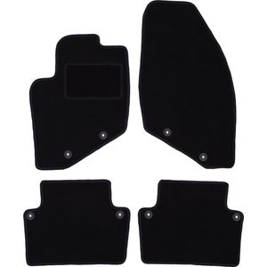 Zwarte veloursmatten voor: Volvo S80 I sedan (1998-2006)