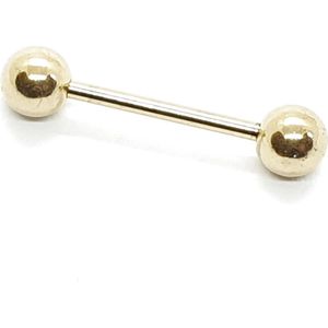 Tong Piercing - Goud