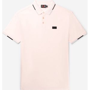 AB Lifestyle - Triple Coloured Polo | Barely Pink - Heren - Maat: M